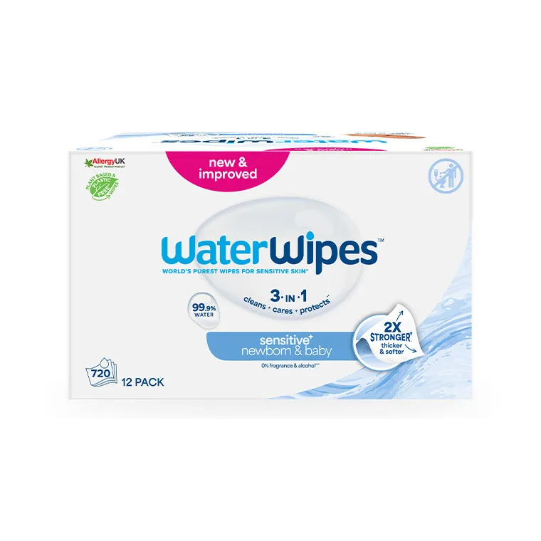 WaterWipes, BIO, servetele umede cu apa, 12-60 buc.