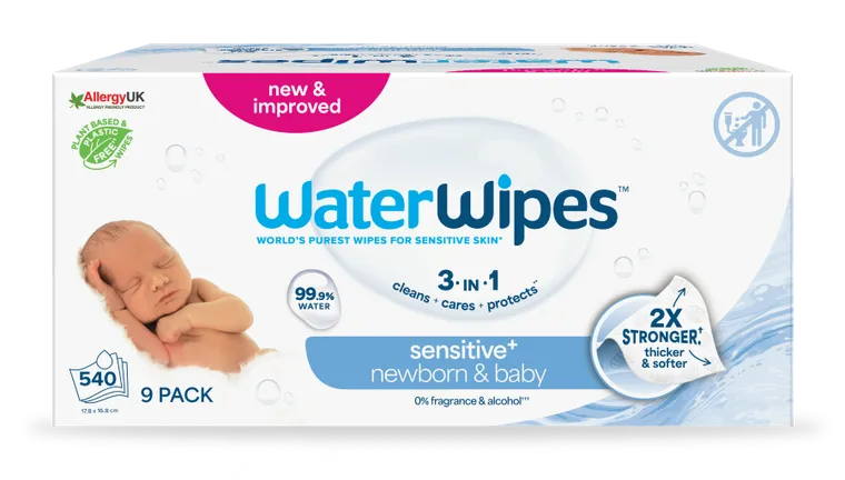 WaterWipes, BIO, servetele umede cu apa, 9-60 buc.