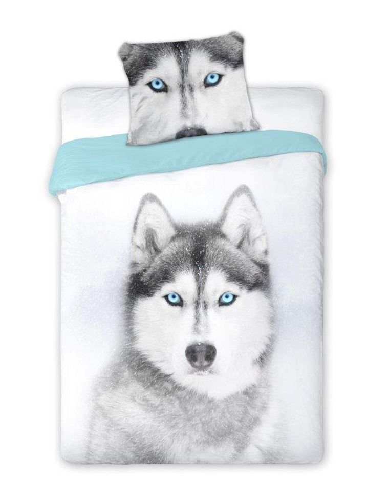 Wild, Husky, set lenjerie de pat single, 160-200 cm