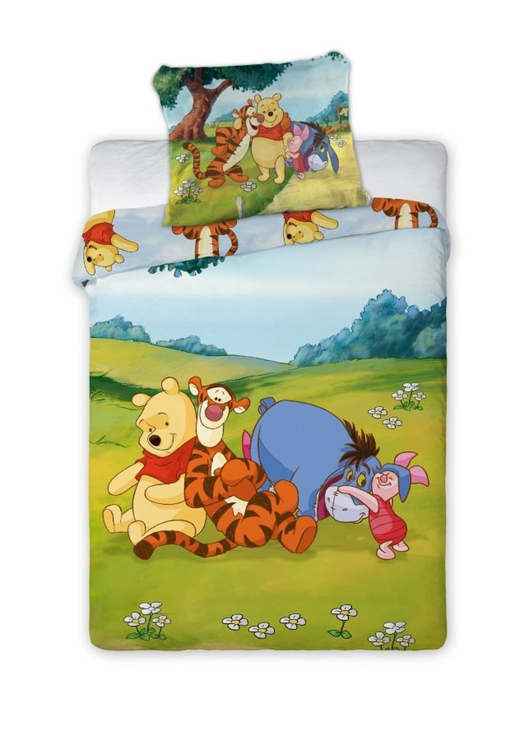 Winnie the Pooh, set lenjerie de pat single, 100-135 cm