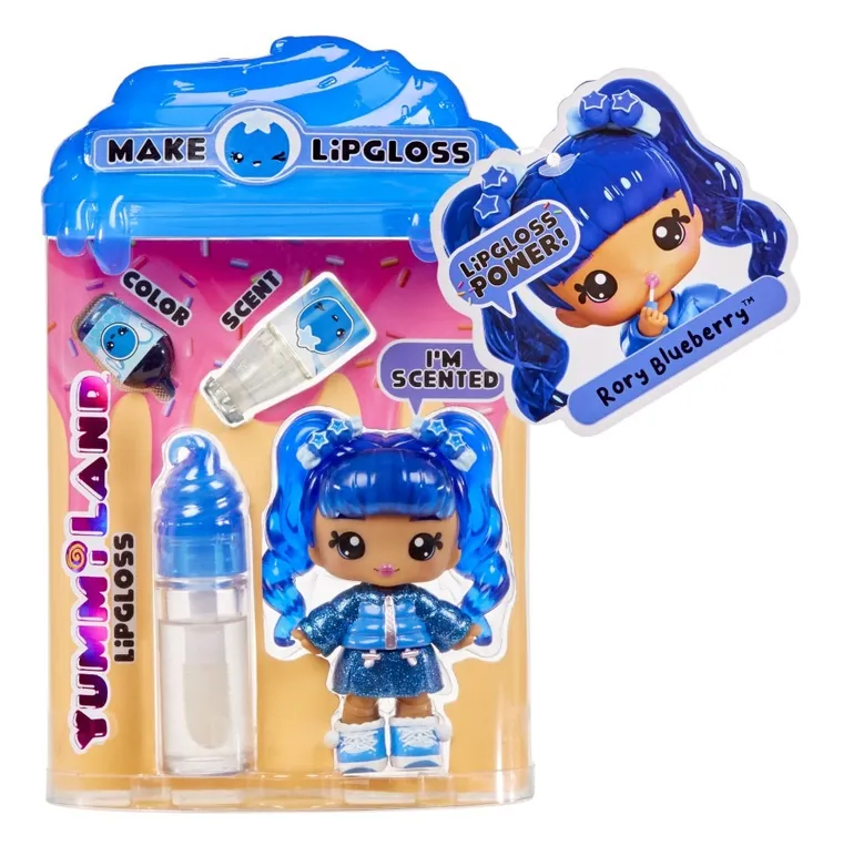 Yummiland, papusa Rory Blueberry + DIY luciu de buze parfumata