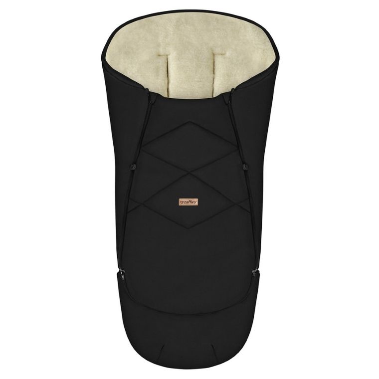 Zaffiro, EverGrow Nordico, sac de dormit reglabil, negru, 0-36 luni