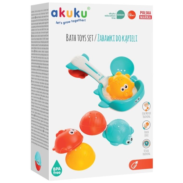 Akuku, cos cu jucarii de baie
