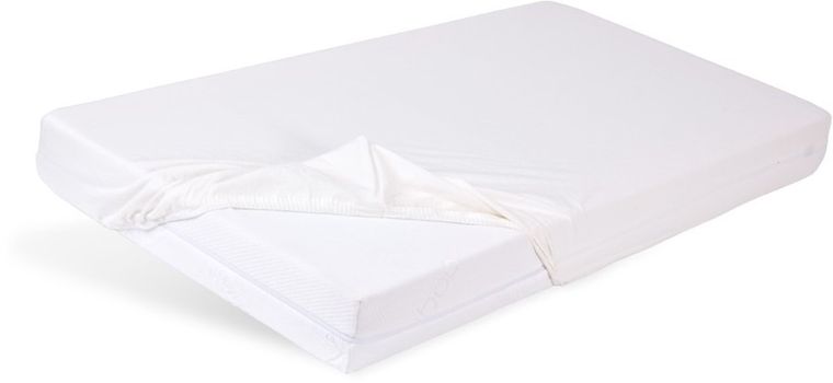 BabyMatex, cearceaf cu elastic din bumbac, 70-140 cm, alb