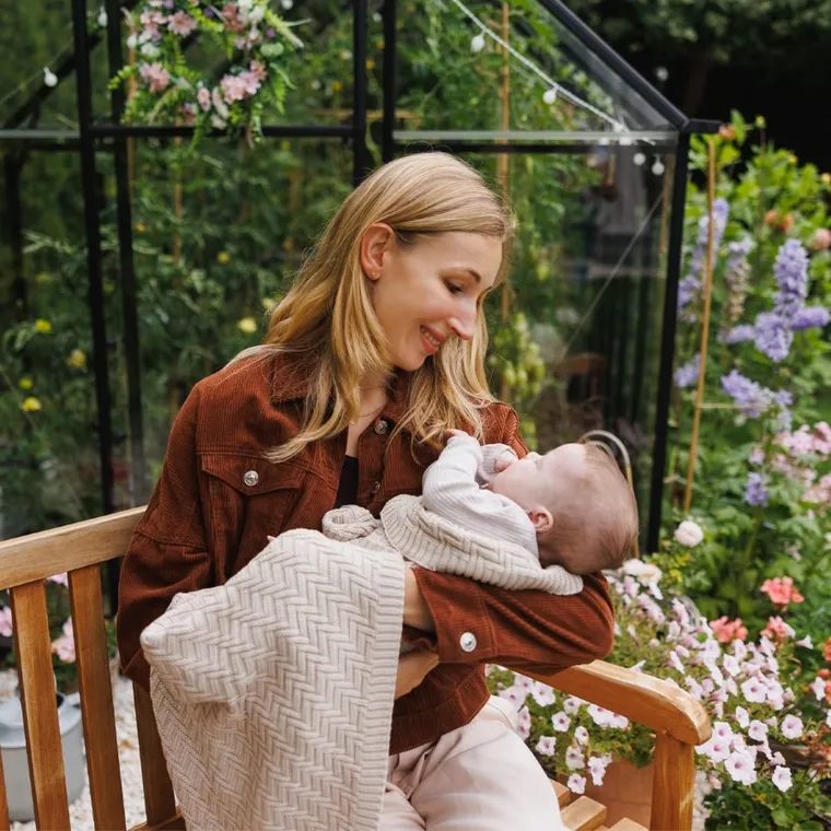 BabyOno, Paturica din bumbac organic, bej