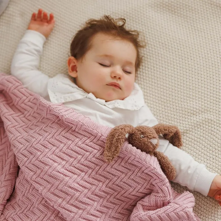 BabyOno, Paturica din bumbac organic, roz