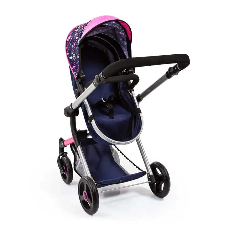 Bayer Design, Combi Neo Vario, carucior multifunctional pentru papusi, bleumarin-roz