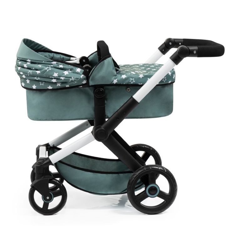 Bayer Design, Xeo, carucior multifunctional pentru papusi, verde