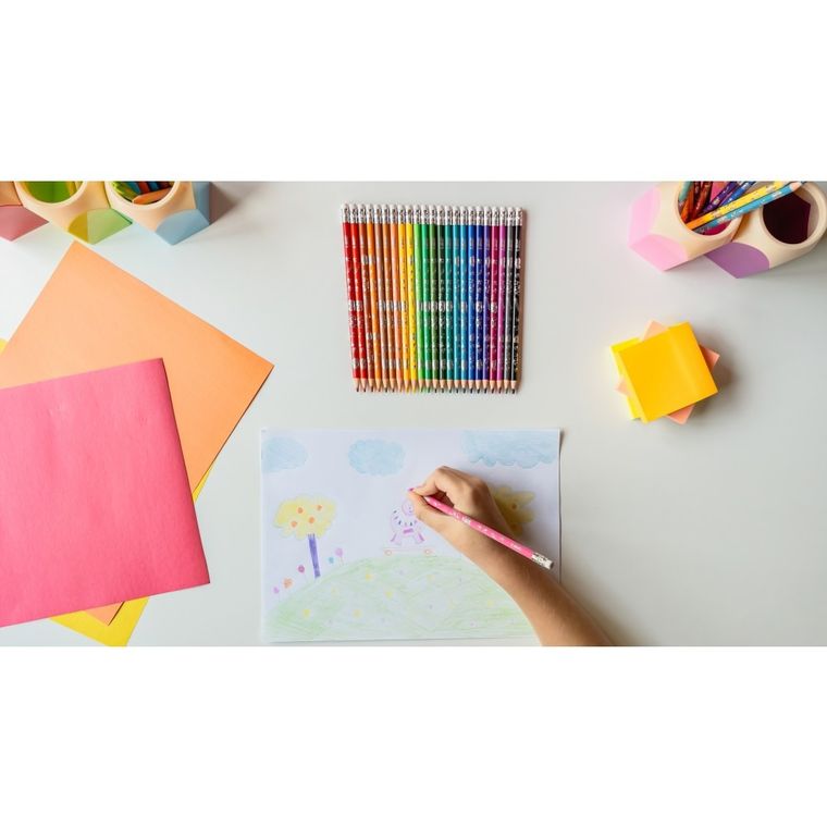 Bic, Kids, Evolution Illusion, creioane colorate, 12 buc.