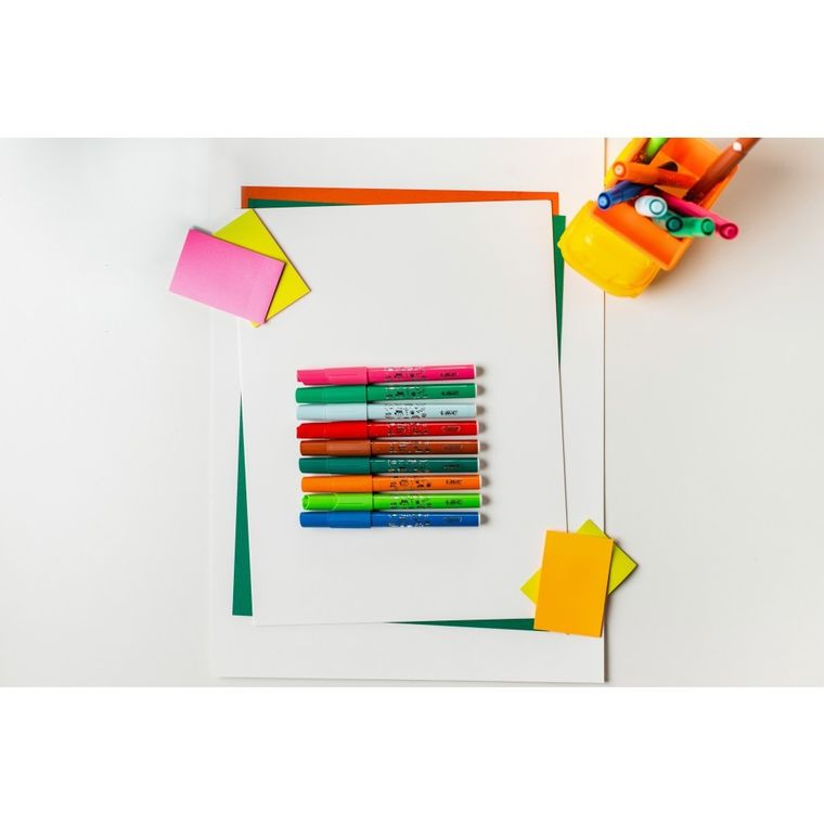 Bic, Kids, Visacolor XL, carioci, 8 culori