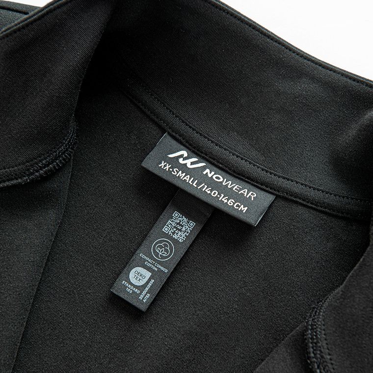 Bluza sport crop mulata cu fermoar NOWEAR