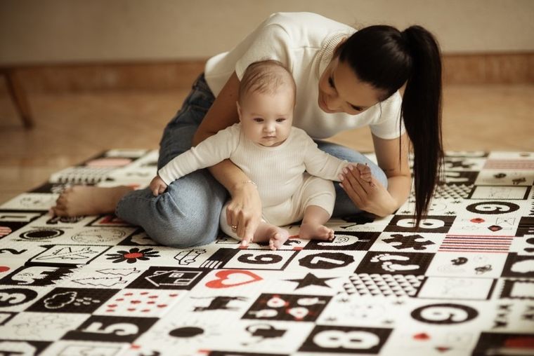 Bocioland, Oras, covoras pliabil din spuma, 150-200 cm