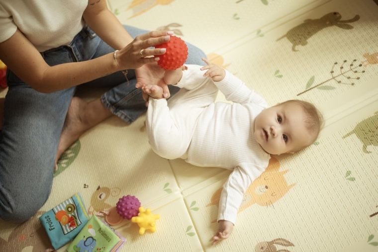 Bocioland, Ursulet, covoras pliabil din spuma, 150-200 cm