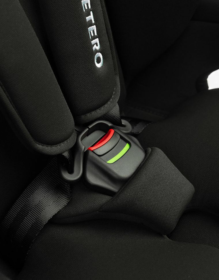 Caretero, Cosy i-Size, scaun auto, negru, 76-150 cm