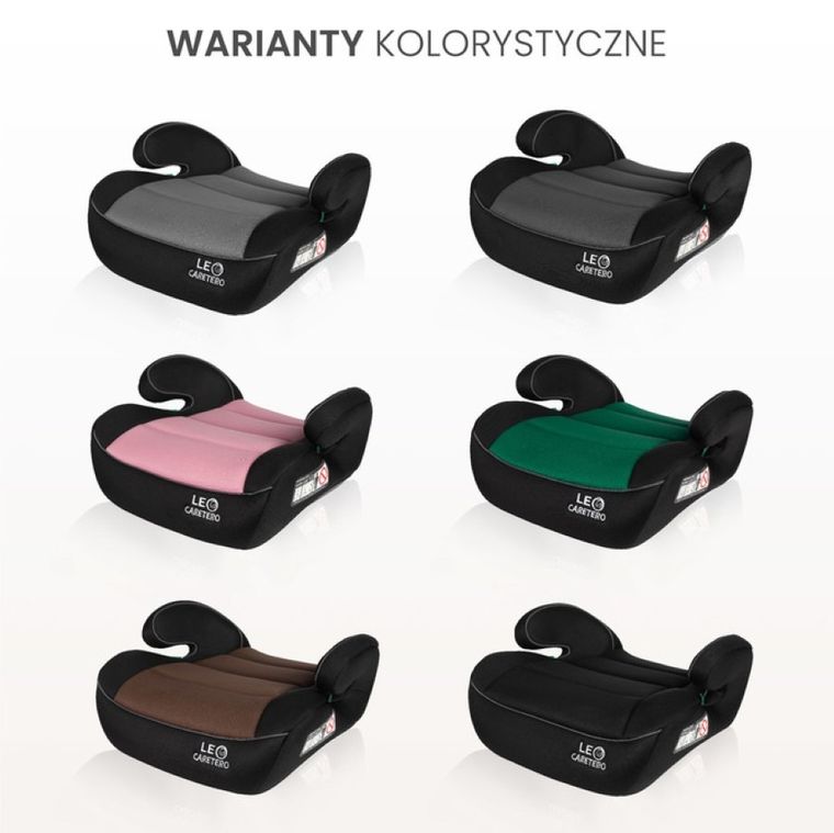Caretero, Leo I-Size, scaun auto, Gri, 125-150 cm