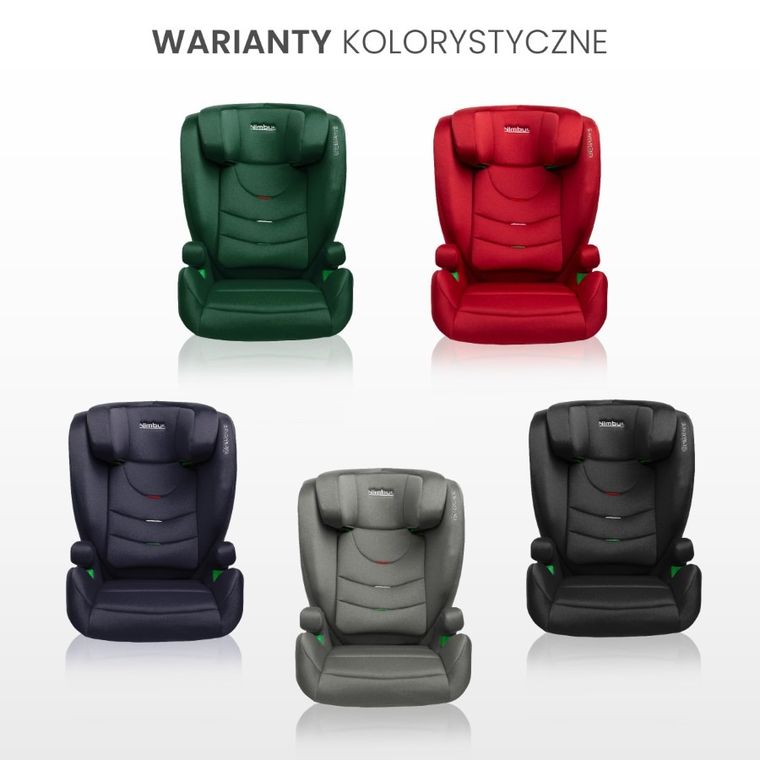 Caretero, Nimbus i-Size, scaun auto, inaltator, 15-36 kg, 100-150 cm, Red