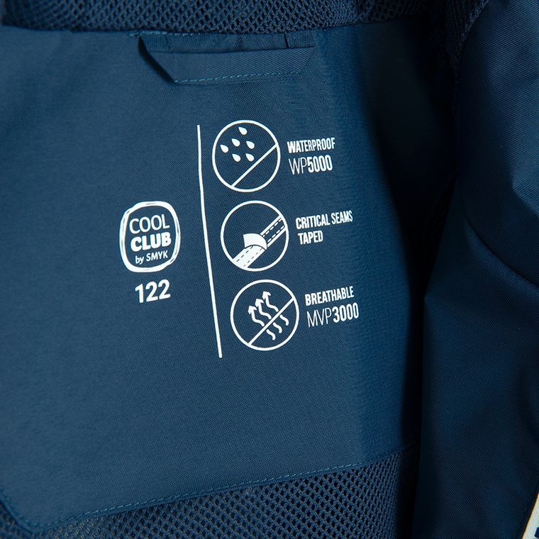 Cool Club, Geaca de ploaie cu gluga pentru baieti, bleumarin