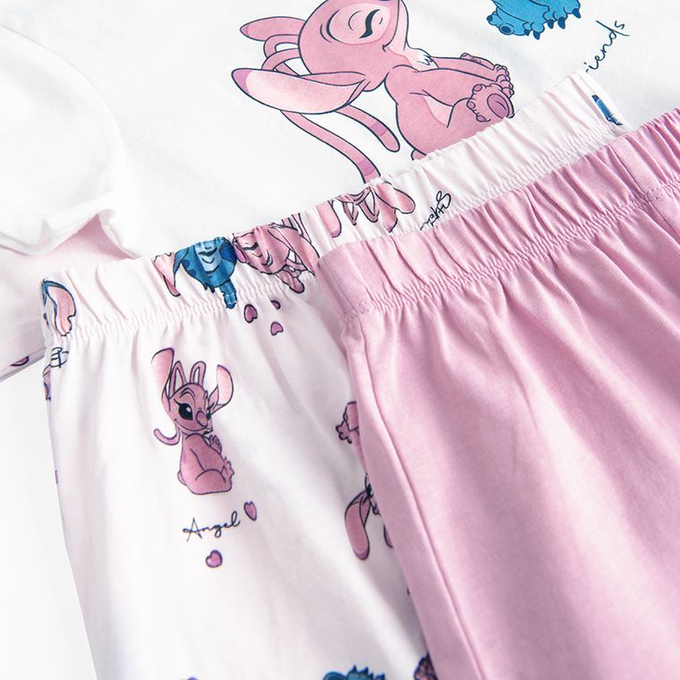 Cool Club, Pijama pentru fete, mix, set, 2 buc., imprimeu Lilo si Stitch