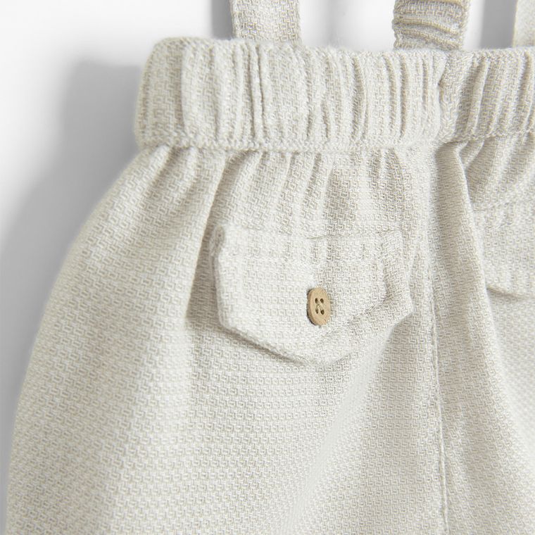 Cool Club, Set pentru baieti, Body cu maneca lunga, muselina, Pantaloni scurti, Bretele, mix