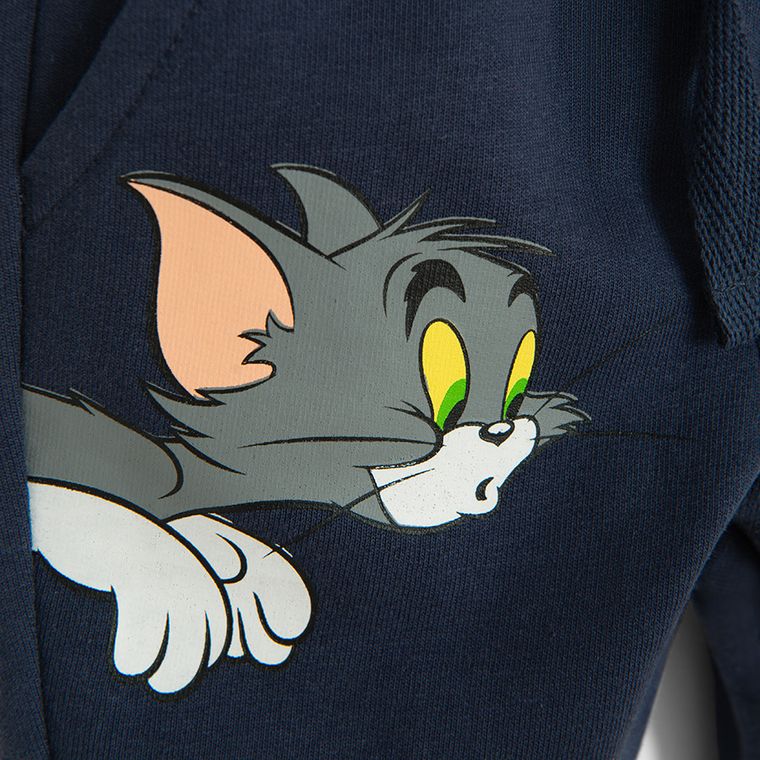 Cool Club, Set pentru baieti, Tricou, Bluza cu fermoar, Pantaloni trening, mix, imprimeu Tom & Jerry