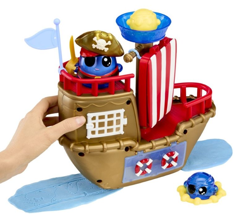 DohKins, Pirate Ship, set de joaca cu plastilina