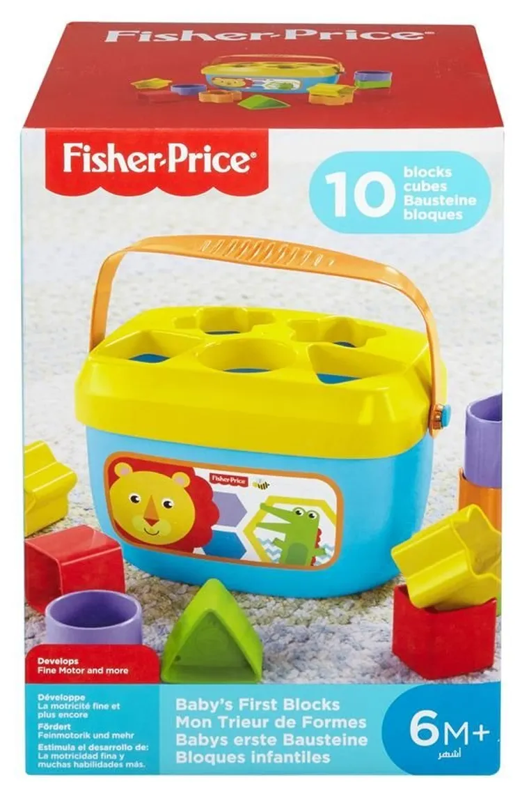 Fisher-Price, Primele cuburi pentru copii, 10 elemente
