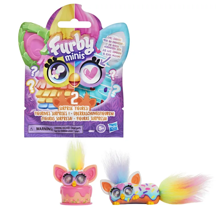 Furby Mini, pachet de 2 figurine surprize, 1 buc.