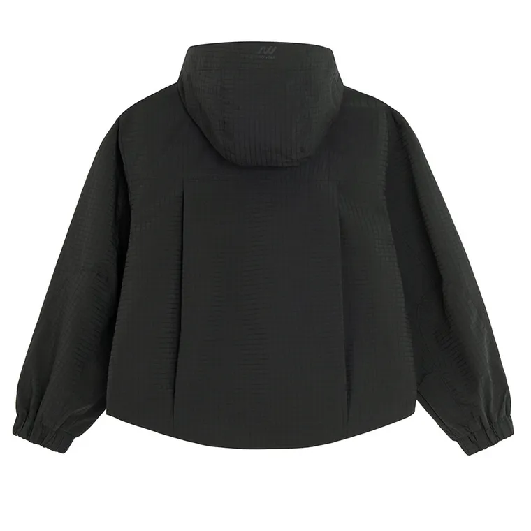 Geaca anorak impermeabila cu gluga si croiala boxy NOWEAR