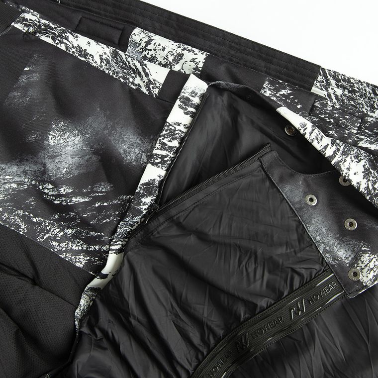 Geaca de schi impermeabila cu gluga si croiala oversize unisex NOWEAR