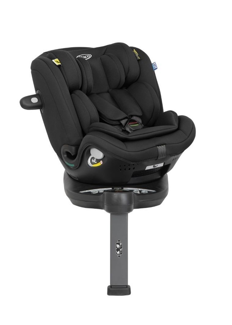 Graco, Turn2Me Grow, I-Size, scaun auto, rotativ 360°, Midnight, 40-105 cm