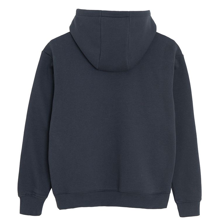 Hanorac basic bleumarin cu croiala oversize NOWEAR