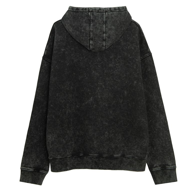 Hanorac cenusiu-negru cu croiala oversize unisex NOWEAR