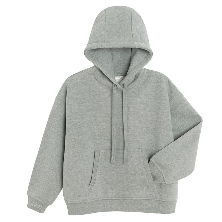 Hanorac gri cu croiala oversize NOWEAR