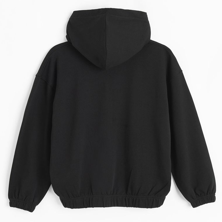 Hanorac oversize cu fermoar NOWEAR