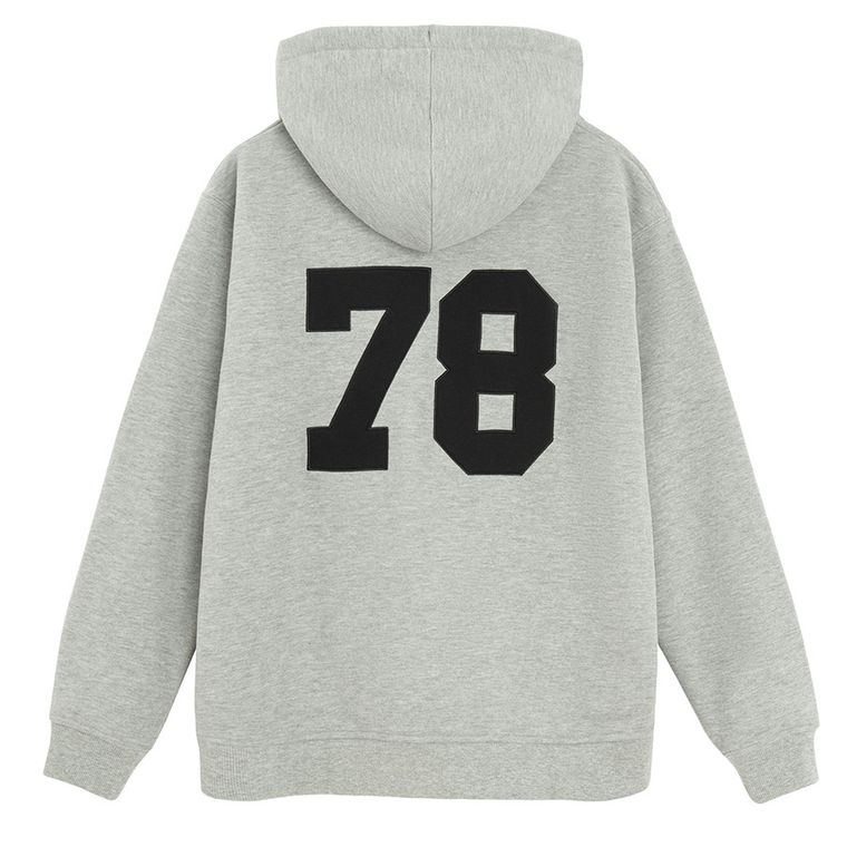 Hanorac oversize gri unisex NOWEAR