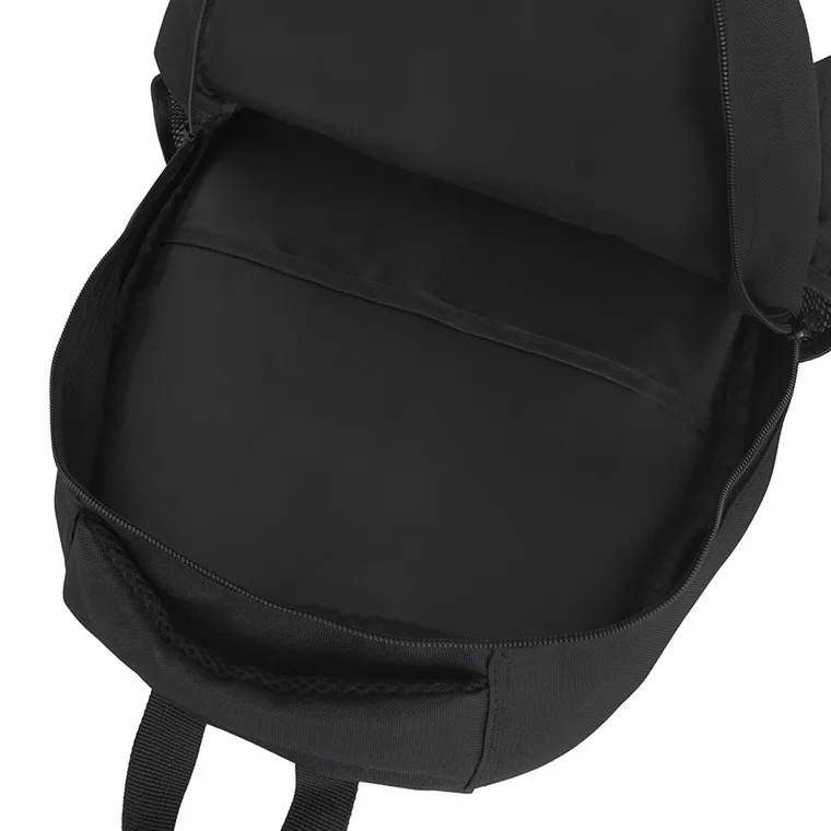 Kayokki, ghiozdan, 2 compartimente, Basic, negru