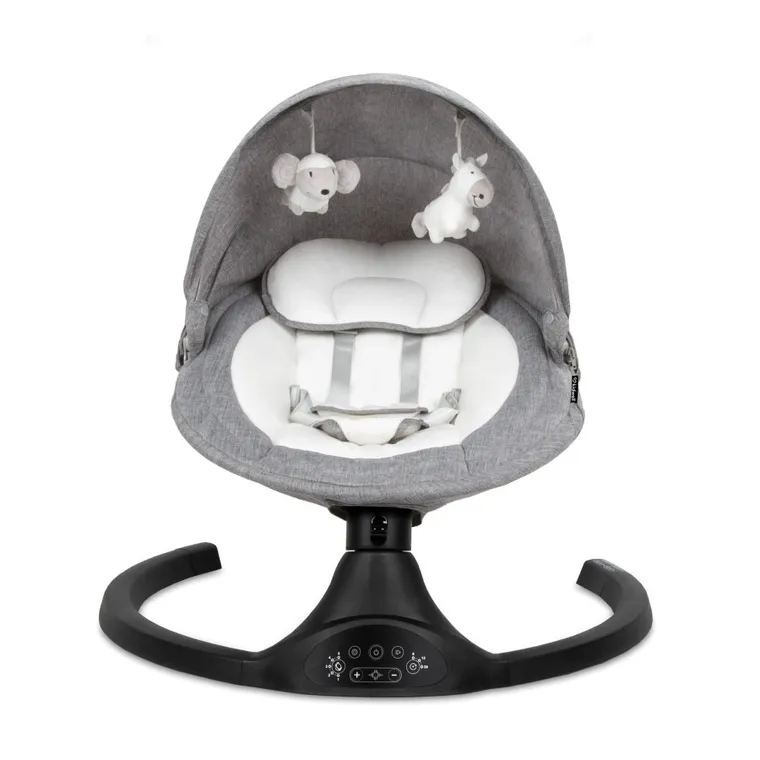 Kidwell, Luxi, Scaun electric pentru bebelusi, 2in1, dark melange/black