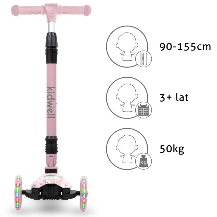 Kidwell, Vento Unicorn, trotineta cu 3 roti