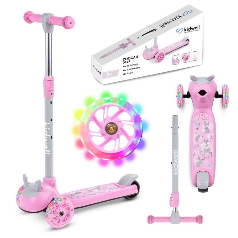 Kidwell, Zoocar, Deer, trotineta cu 3 roti