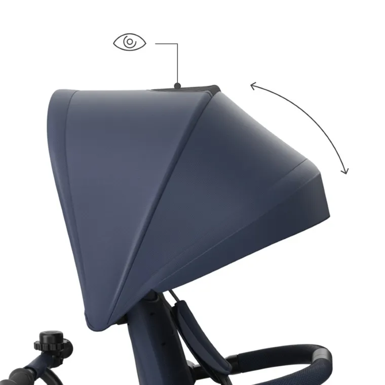 Kinderkraft, Aston 2 Plus, tricicleta 6in1, bleumarin