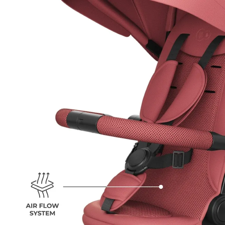 Kinderkraft, Aston 2 Plus, tricicleta 6in1, roz