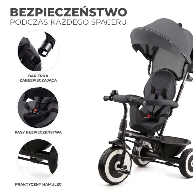 Kinderkraft, Aston, tricicleta, Happy Shapes