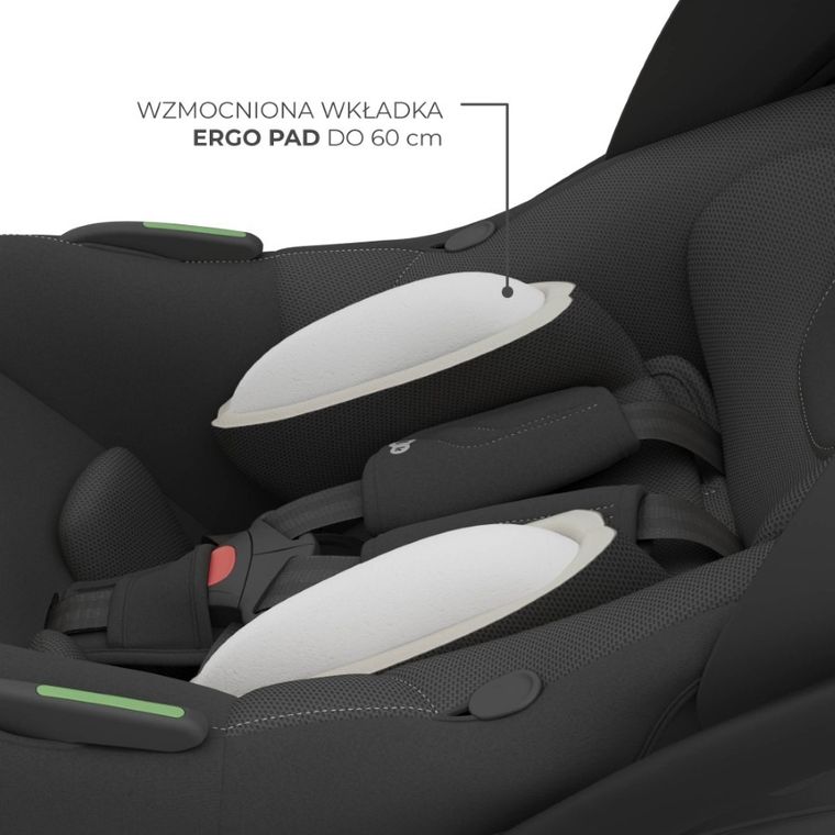 Kinderkraft, I-Lite, scaun auto, Graphite Black, 40-86 cm