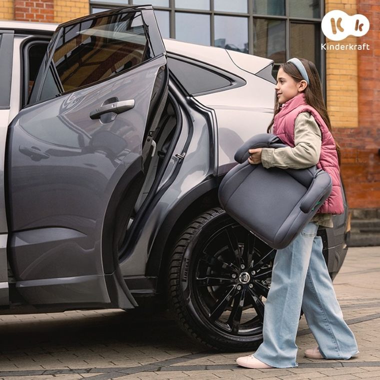 Kinderkraft, I-Spark, scaun auto, 100-150 cm, Grey