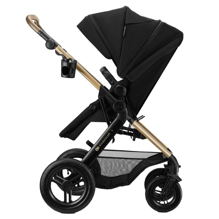 Kinderkraft, Moov 2 XL Air, carucior multifunctional, Pure Black
