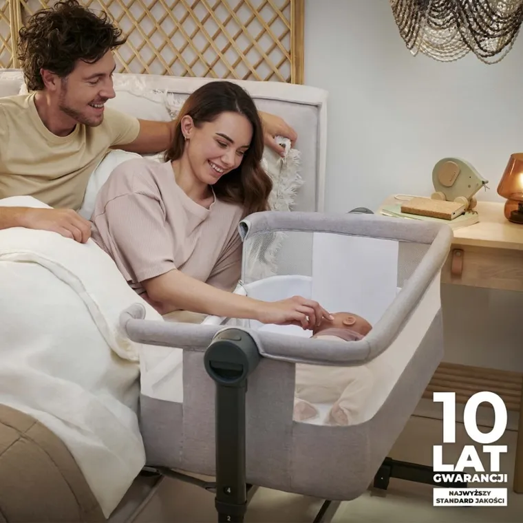 Kinderkraft, Nestee Up 2, patut 2in1, Full Light Grey