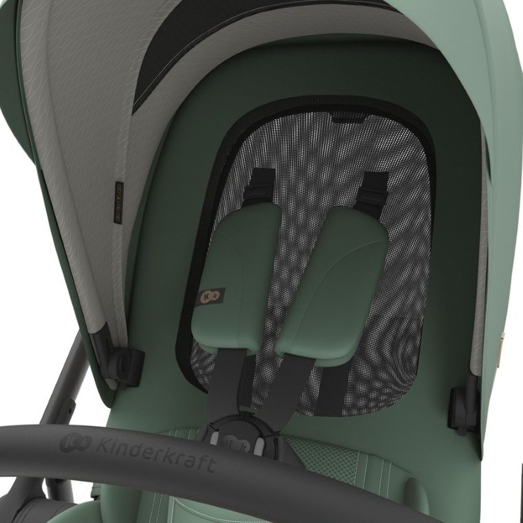 Kinderkraft, Prime 3, carucior multifunctional, 3in1, Dark Green