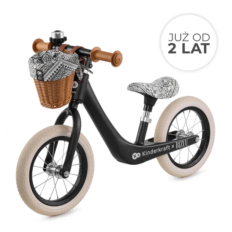 Kinderkraft, Rapid 2, BIZUU, bicicleta fara pedale, Black