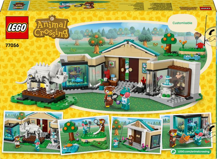LEGO Animal Crossing, Colectia de muzeu a lui Blathers, 77056