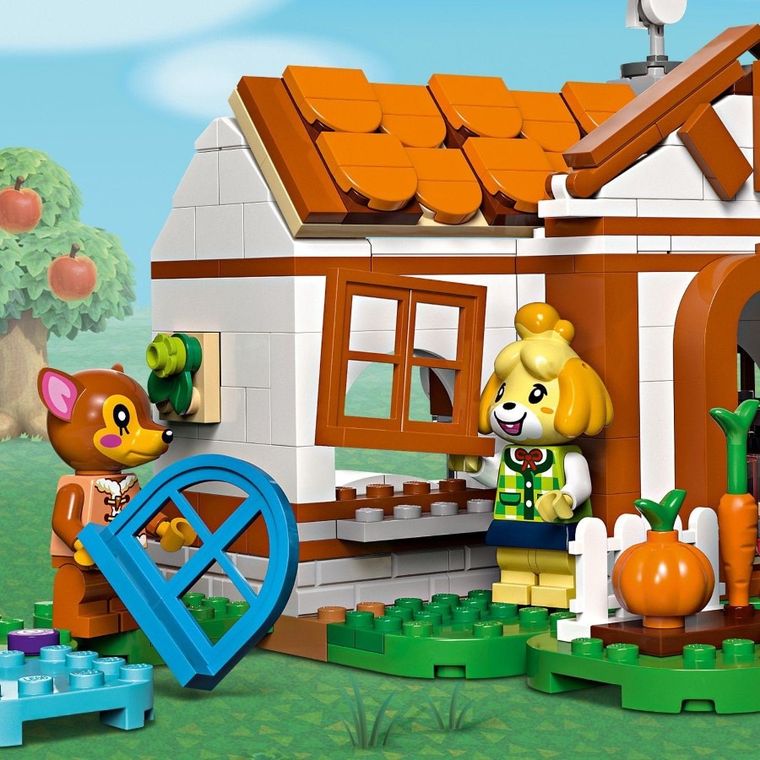LEGO Animal Crossing, Isabelle vine in vizita, 77049